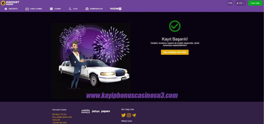 Kayıt Başarılı